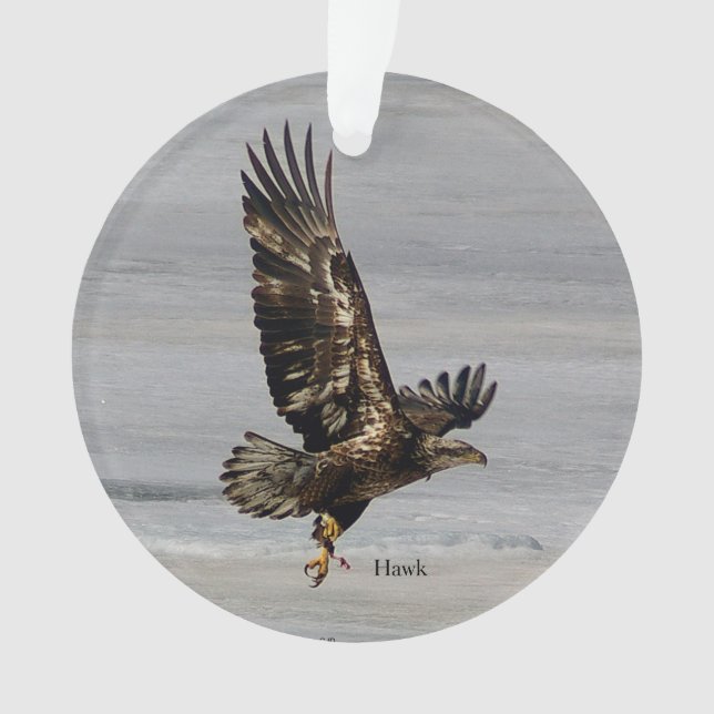 Hawk-Ornament Ornament (Vorderseite)