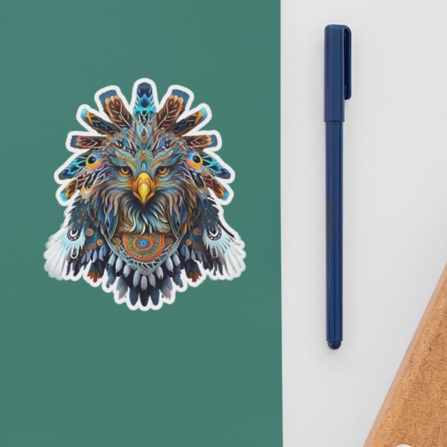 Hawk Spirit Animal Sticker (Von Creator hochgeladen)