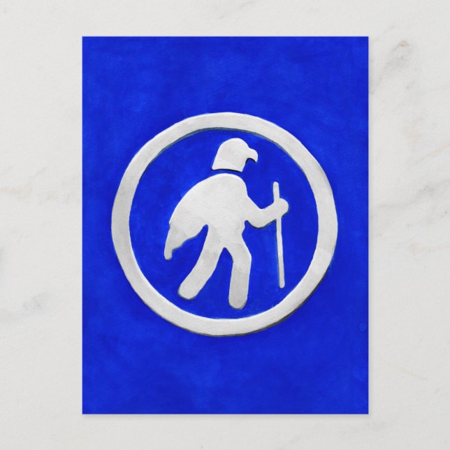 Hawk Trail Marker Postkarte (Vorderseite)