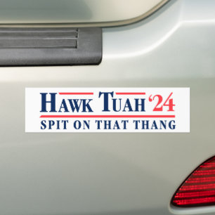 Hawk Tuah '24 Spit auf diesem Ding Autoaufkleber