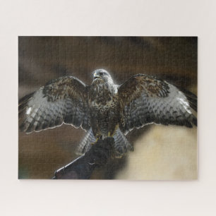 "Hawk with Wings Out Exmoore & Wildlife Sanctuary" Puzzle