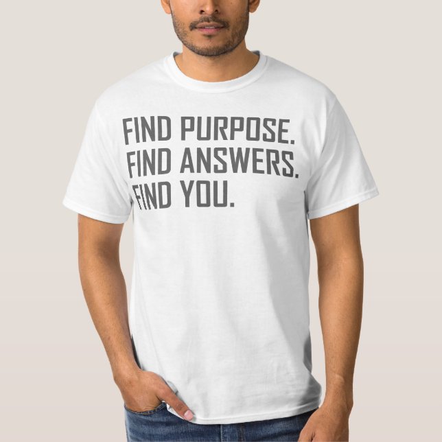 HawkDG T - Shirt (graues Logo, reines Weiß) (Vorderseite)