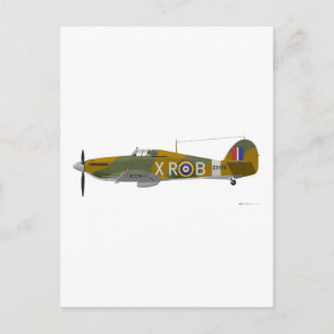 Hawker Hurricane Postkarte