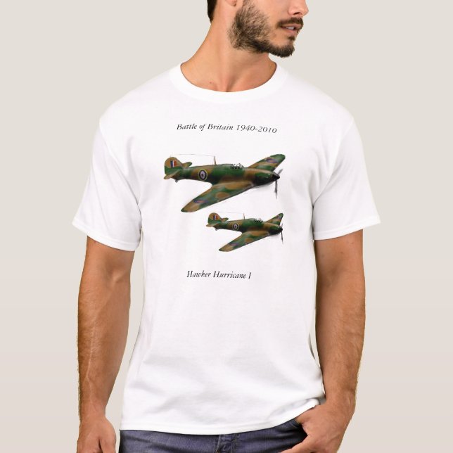 Hawker Hurrikan Battle of Britain T-Shirt (Vorderseite)