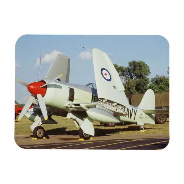 Hawker Sea Fury am CAF, Minnesota Wing, am Magnet (Horizontal)