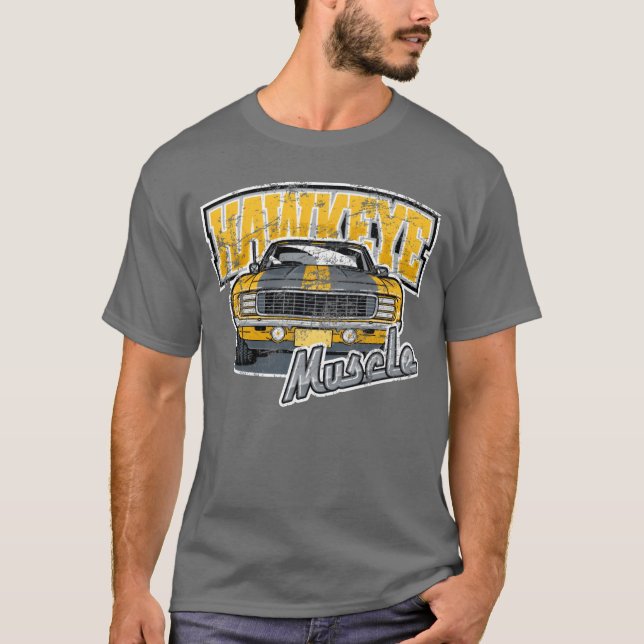 Hawkeye Muscle Car C1 retro T-Shirt (Vorderseite)