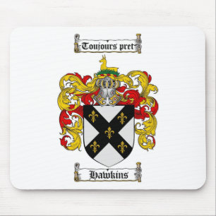 HAWKINS FAMILIENWAPPEN - HAWKINS WAPPEN MOUSEPAD