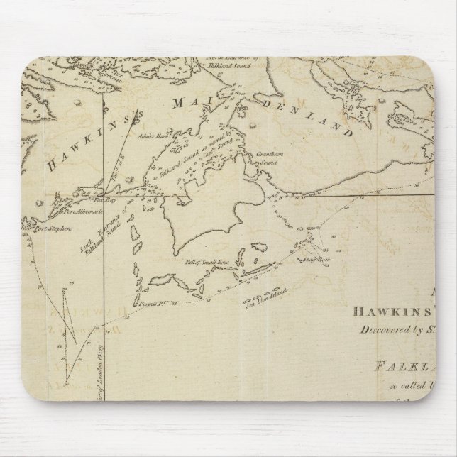 Hawkins Maidenland, Falkland Sound Mousepad (Vorne)