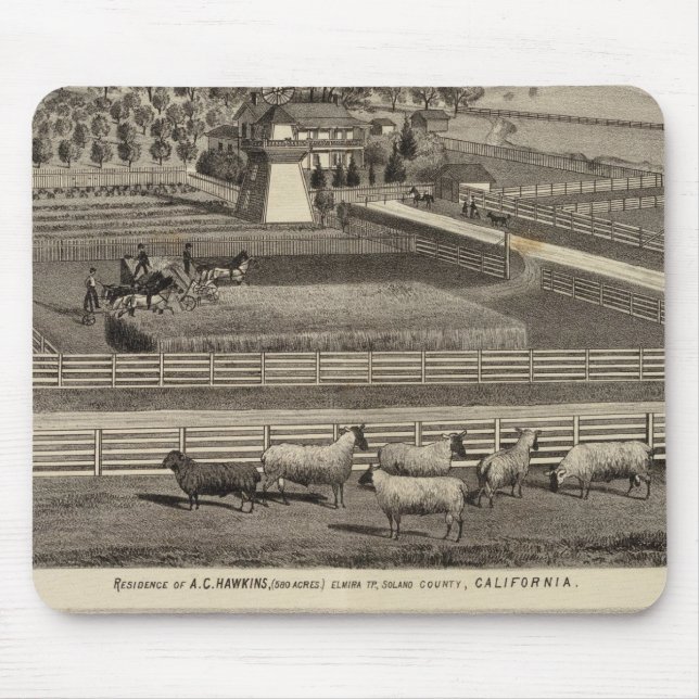 Hawkins, Mayes Residenzen Mousepad (Vorne)