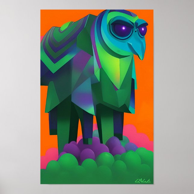 Hawkish Ken Gage Fantasy Poster (Vorne)