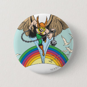 Hawkman Fliegen Thru Sky Button