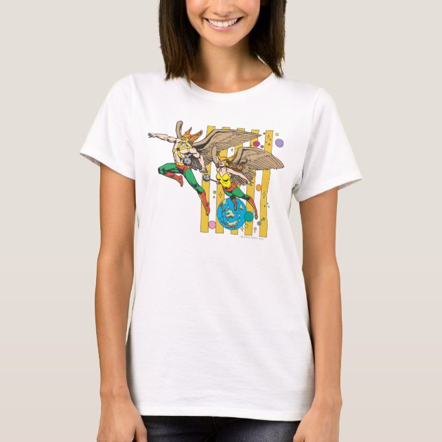 Hawkman & Hawkwoman T-Shirt (Vorderseite)