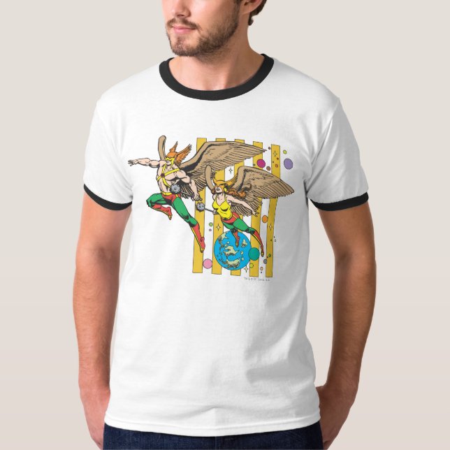 Hawkman & Hawkwoman T-Shirt (Vorderseite)