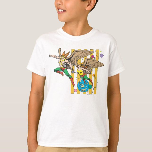 Hawkman & Hawkwoman T-Shirt (Vorderseite)