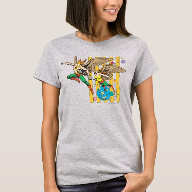 Hawkman & Hawkwoman T-Shirt (Vorderseite)