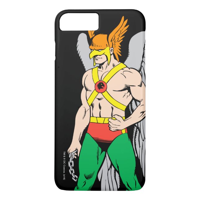 Hawkman Stehende Pose Case-Mate iPhone Hülle (Rückseite)