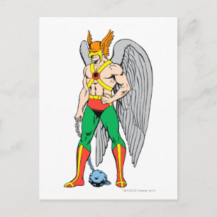 Hawkman Stehende Pose Postkarte