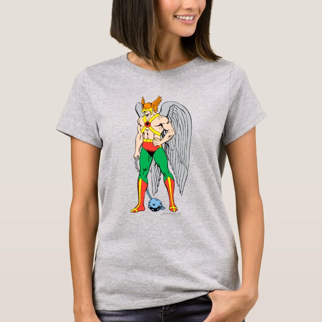 Hawkman-Stehpose T-Shirt (Vorderseite)