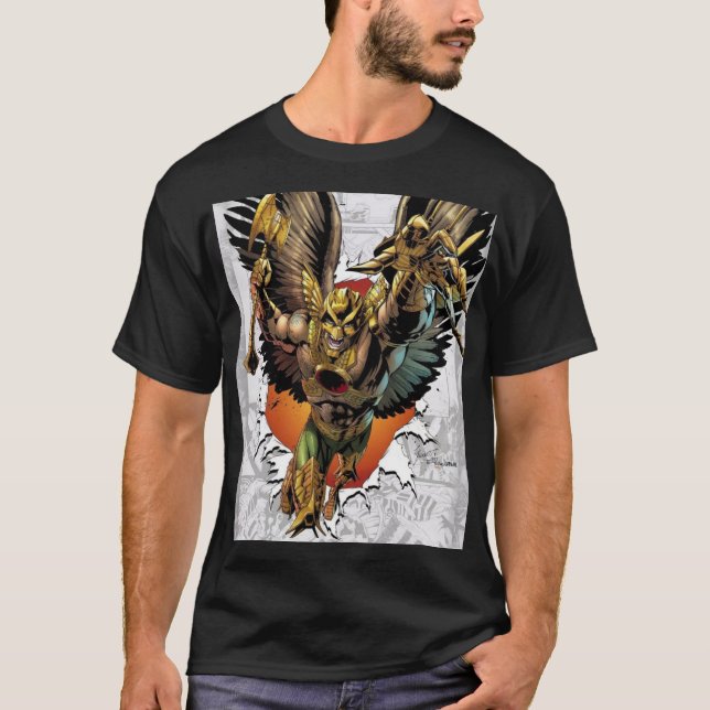 Hawkman – Winged Warrior of Thanagar T-Shirt (Vorderseite)