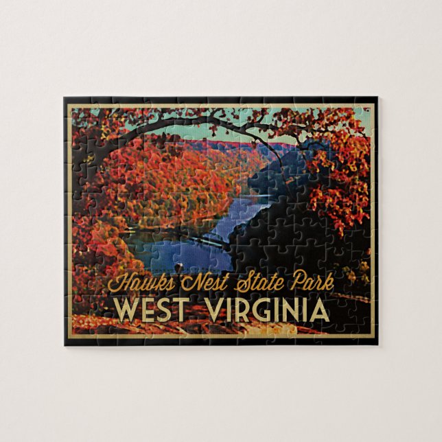 Hawks Nest SP West Virginia Puzzle (Horizontal)