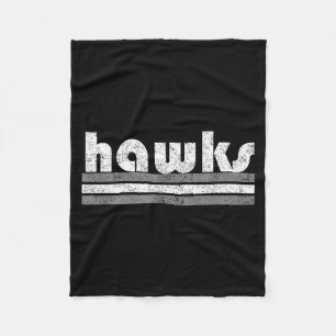 Hawks Schulgeist Pep Rallye Spiel Sports Grau Fleecedecke