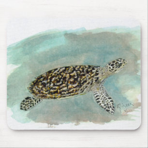 Hawksbill Meeresschildkröte Mousepad