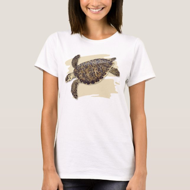 Hawksbill Seeschildkröte-T - Shirt (Vorderseite)