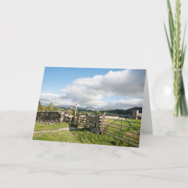 Hawkshead Cumbria England Karte