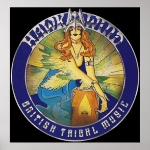 HAWKWIND - BRITISCHE TRIBALMUSIK POSTER