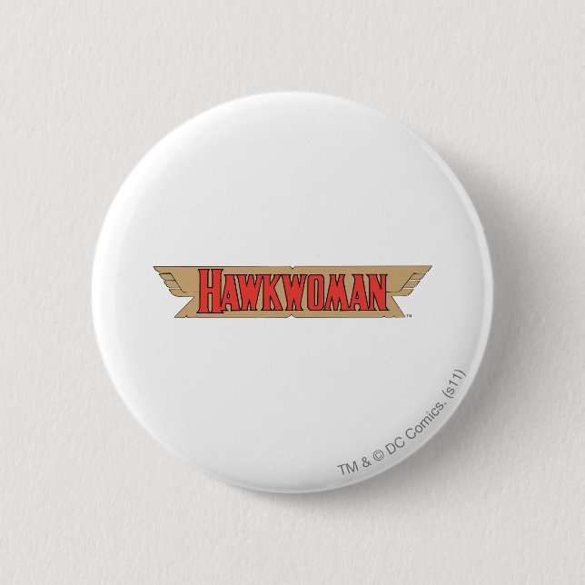 Hawkwoman-Logo Button (Vorderseite)