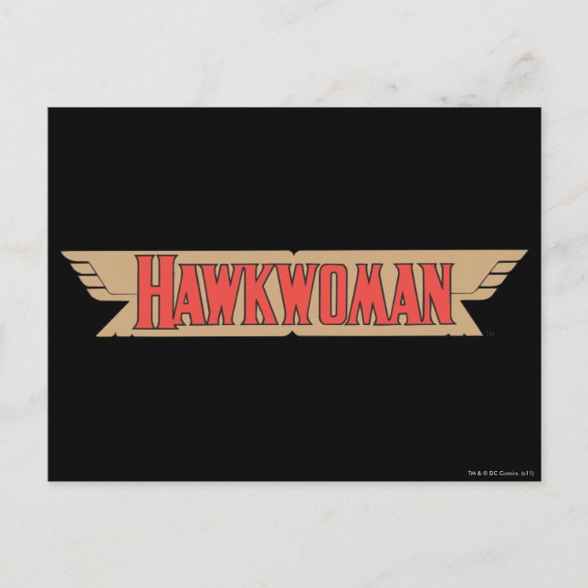 Hawkwoman-Logo Postkarte (Vorderseite)