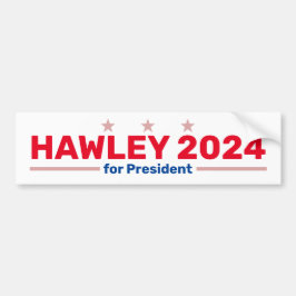 Hawley 2024 Autoaufkleber