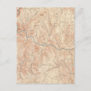 Hawley, Massachusetts Postkarte