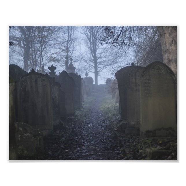 Haworth Churchyard Fotodruck (Vorne)