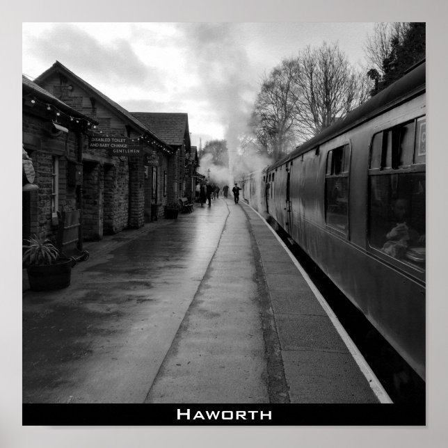 Haworth Heritage Eisenbahn Poster (Vorne)