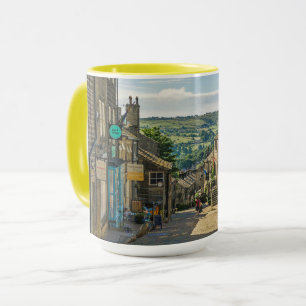 Haworth Yorkshire Dales Landschaftlich Picturesque Tasse