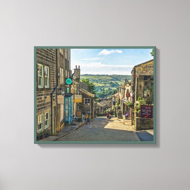 Haworth Yorkshire Dales Scenic Picture Leinwanddruck (Vorderseite)