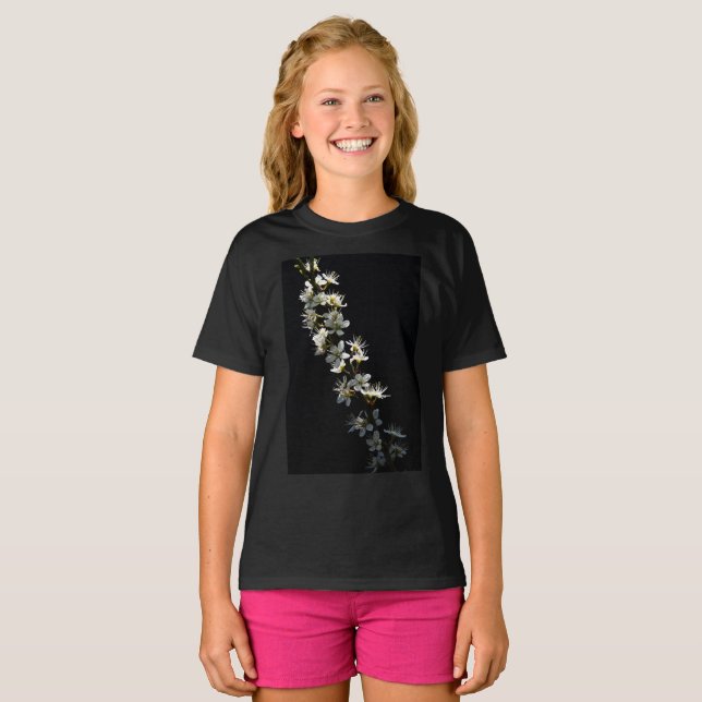 Hawthorn-Blume T-Shirt (Vorne ganz)