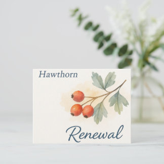 Hawthorn — Renewal Postkarte