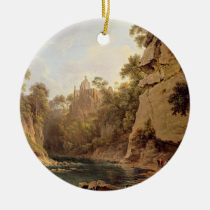 Hawthornden Schloss, nahe Edinburgh, c.1820-22 (Öl Keramik Ornament