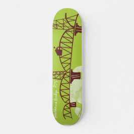 Hawthorne Bridge, PDX-Skateboard Skateboard
