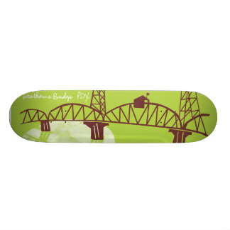 Hawthorne Bridge, PDX-Skateboard Skateboard