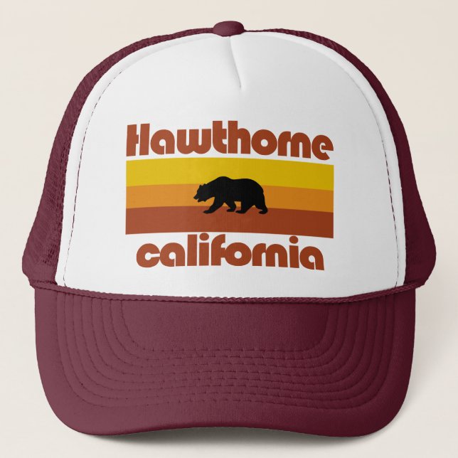 Hawthorne, Kalifornien Truckerkappe (Vorderseite)