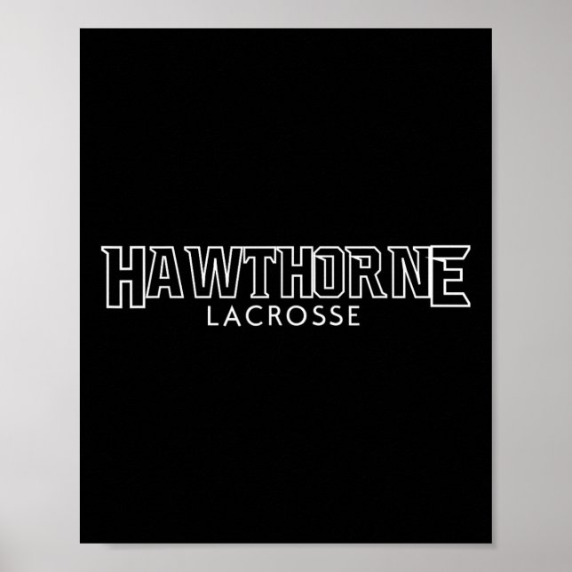 Hawthorne Lacrosse 2024 Poster (Vorne)