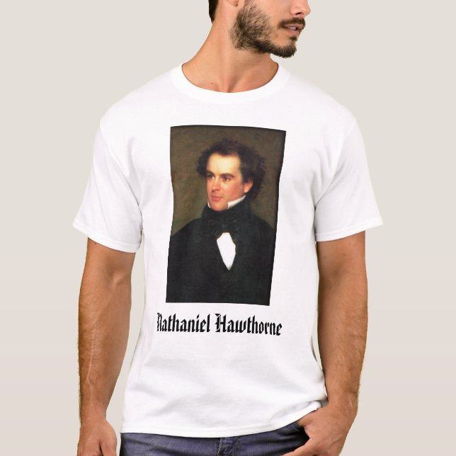 hawthorne, Nathaniel Hawthorne T-Shirt (Vorderseite)