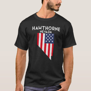 Hawthorne Nevada USA Staat America Travel Nevadan T-Shirt