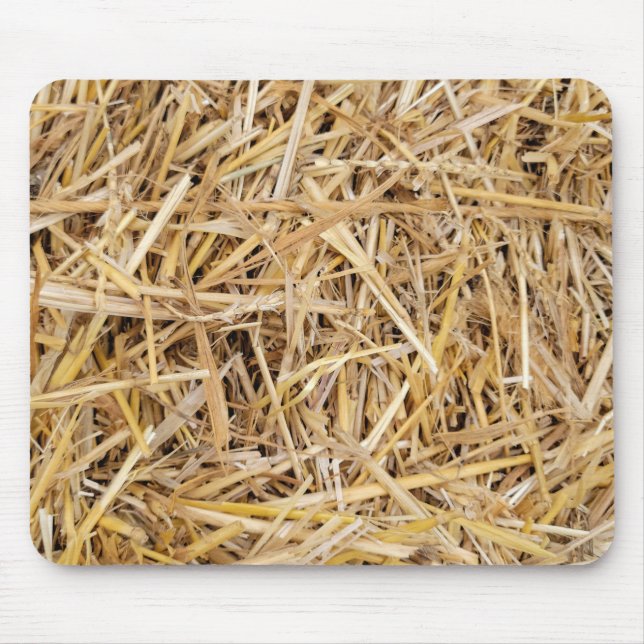 Hay Bale Background Mousepad (Vorne)