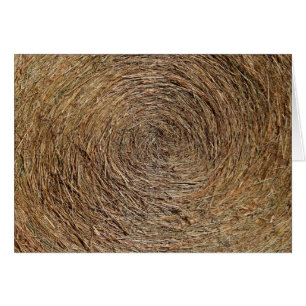 Hay Bale Blank Card