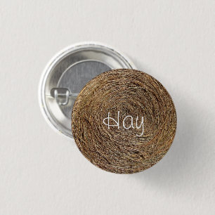 Hay Bale Button