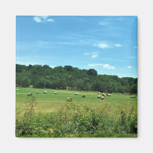 Hay Bales, Wytheville, Virginia Magnet